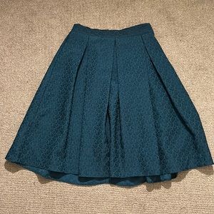 Sea green skirt